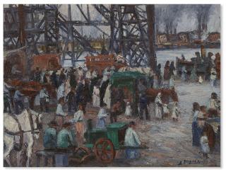 Benito Quinquela Martín - A la orilla del río