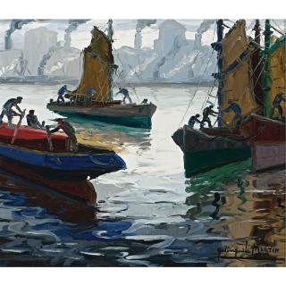 Benito Quinquela Martín - Dia Gris En La Boca