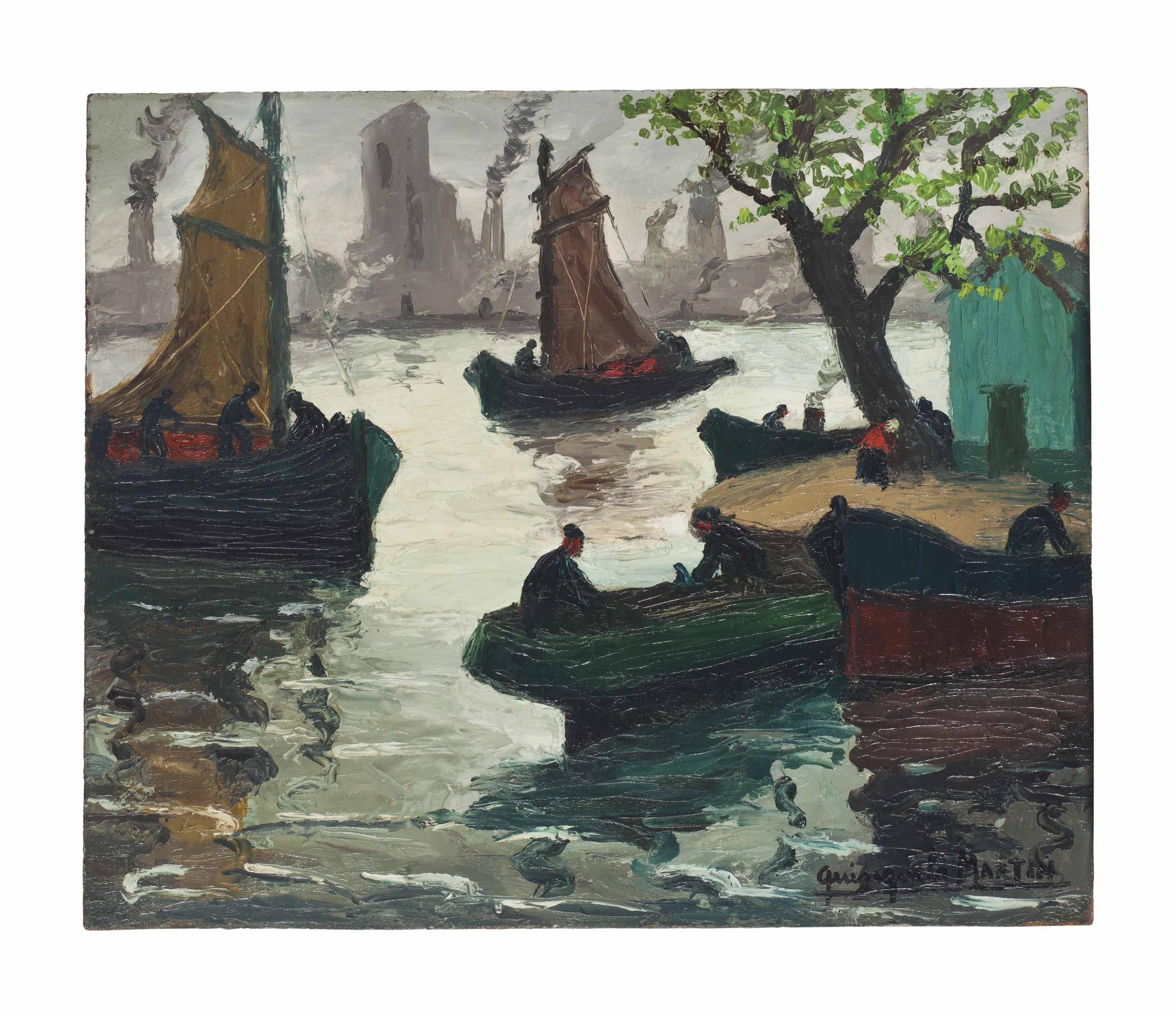 Benito Quinquela Martín - Impresión de la boca