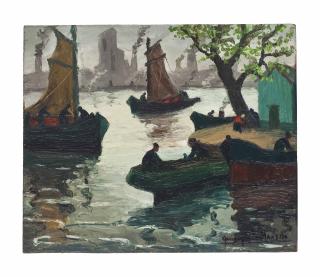 Benito Quinquela Martín - Impresión de la boca