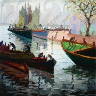 Benito Quinquela Martín - Primavera En La Boca