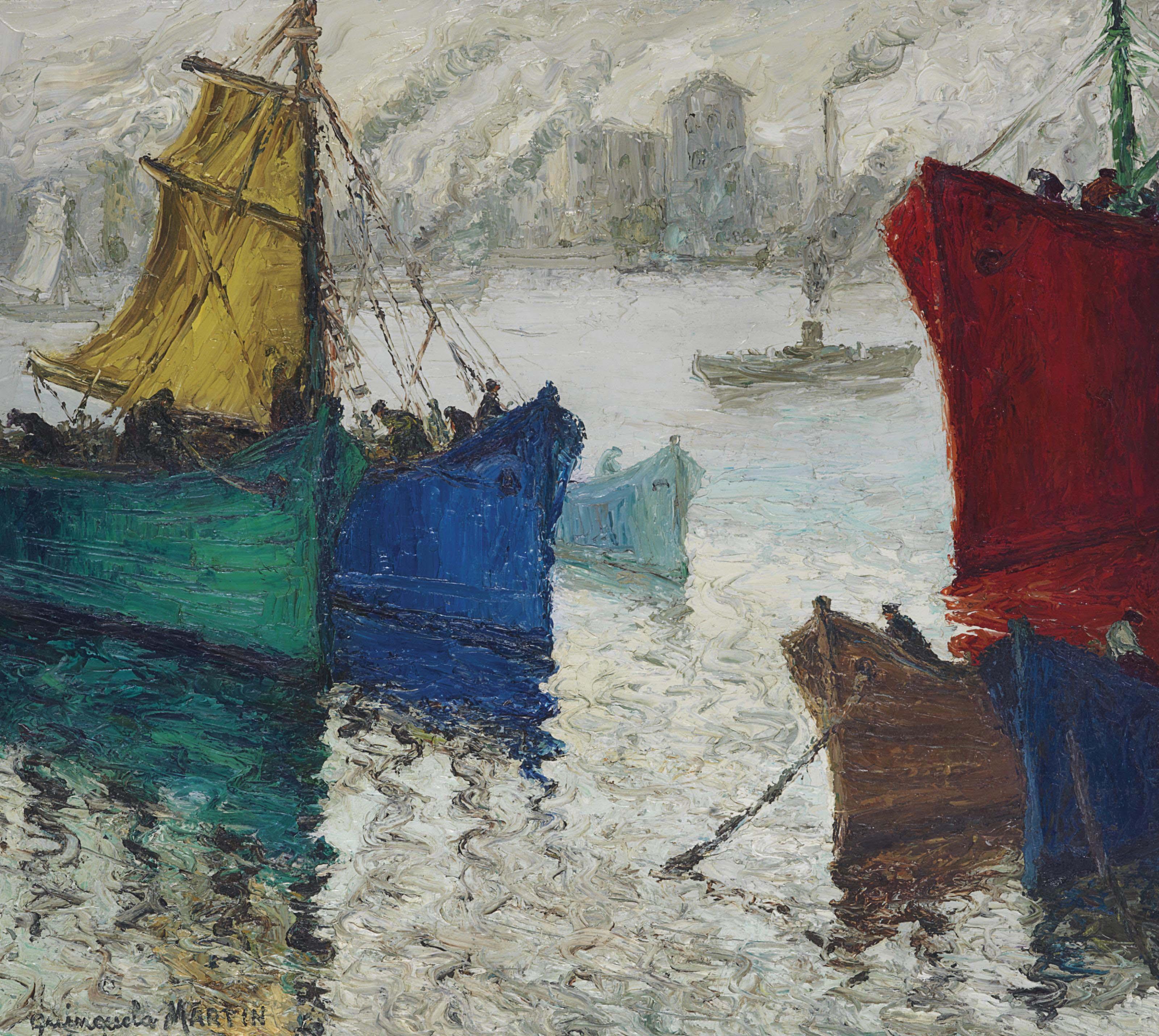 Benito Quinquela Martín - Tarde gris