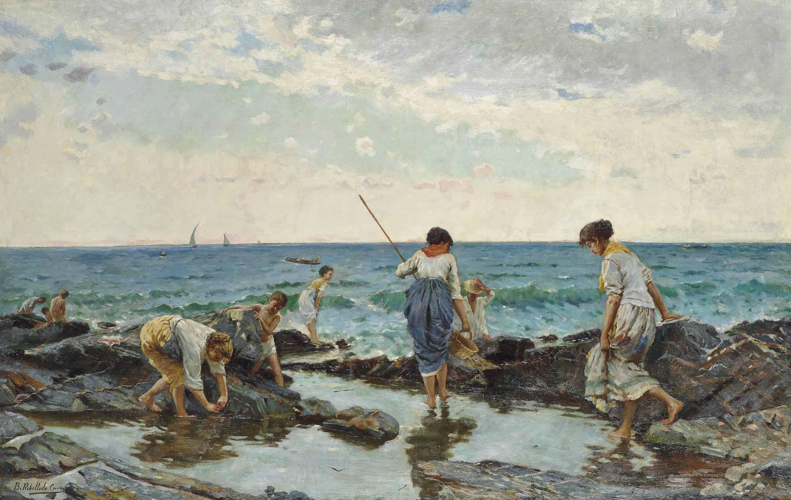 Benito Rebolledo Correa - The Mussel Pickers