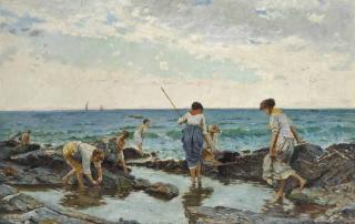 Benito Rebolledo Correa - The Mussel Pickers