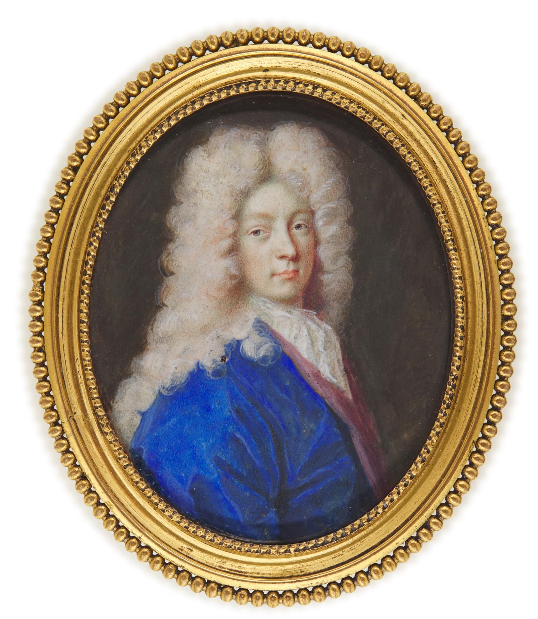 Benjamin Arlaud - Portrait of a gentleman, circa 1700