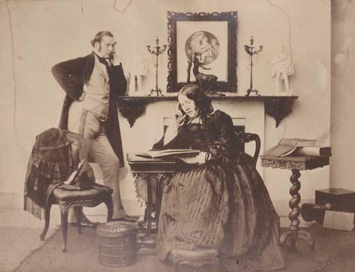 Benjamin Brecknell Turner - Self-portrait with his wife Agnes