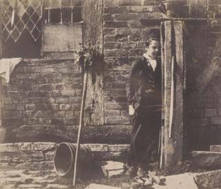 Benjamin Brecknell Turner - Walter Chamberlain hiding behind Bredicot pump