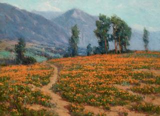 Benjamin C. Brown - Poppy Fields Near Pasadena