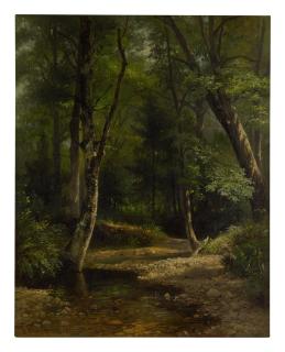 Benjamin Champney - Woodland Interior