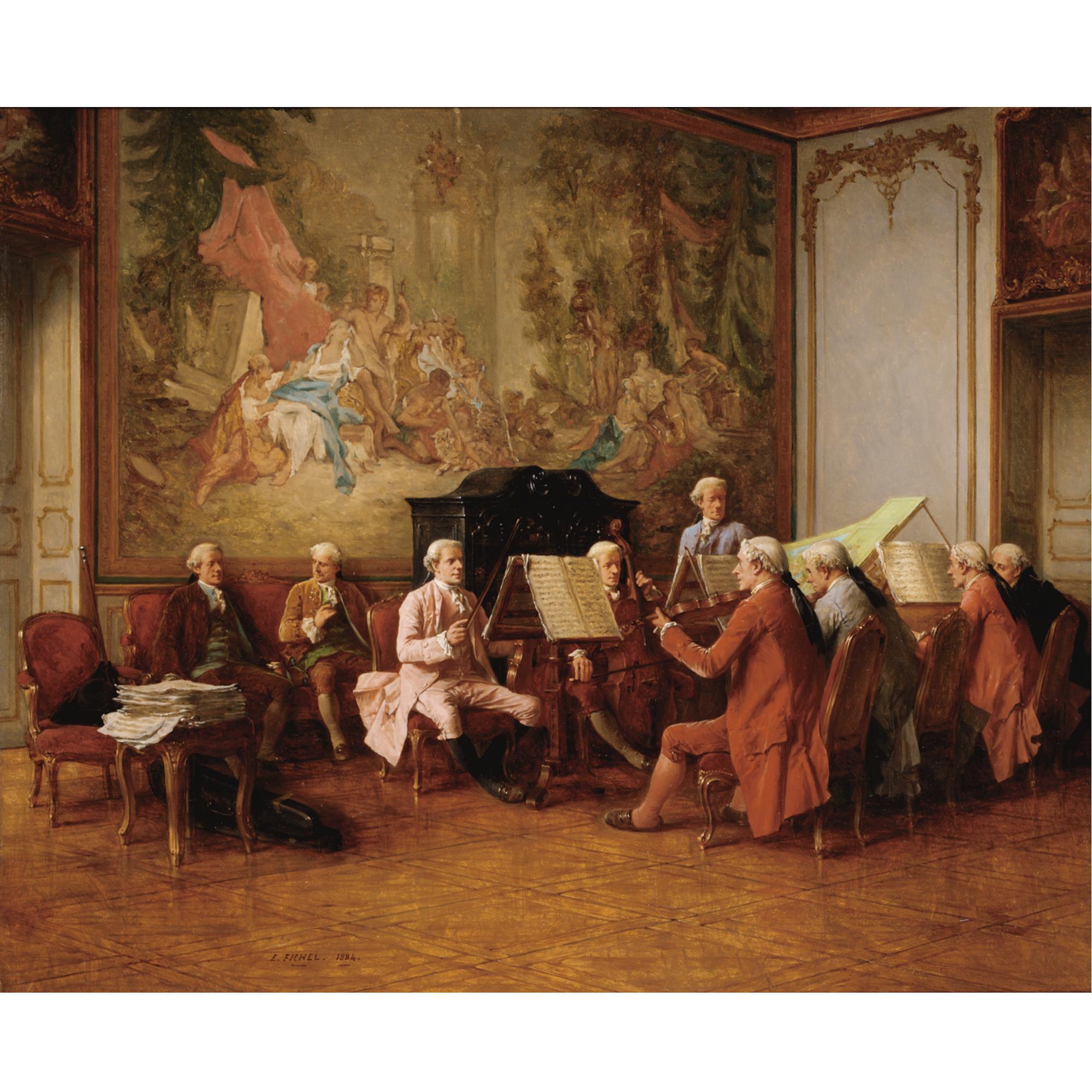 Benjamin-Eugène Fichel - French The Musicians