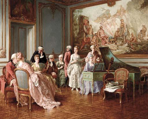 Benjamin-Eugène Fichel - The Music Concert