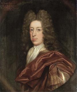 Benjamin Ferrers - Portrait of the Hon. Harie Maule, bust-length, in a brown cloak and white stock, feigned oval
