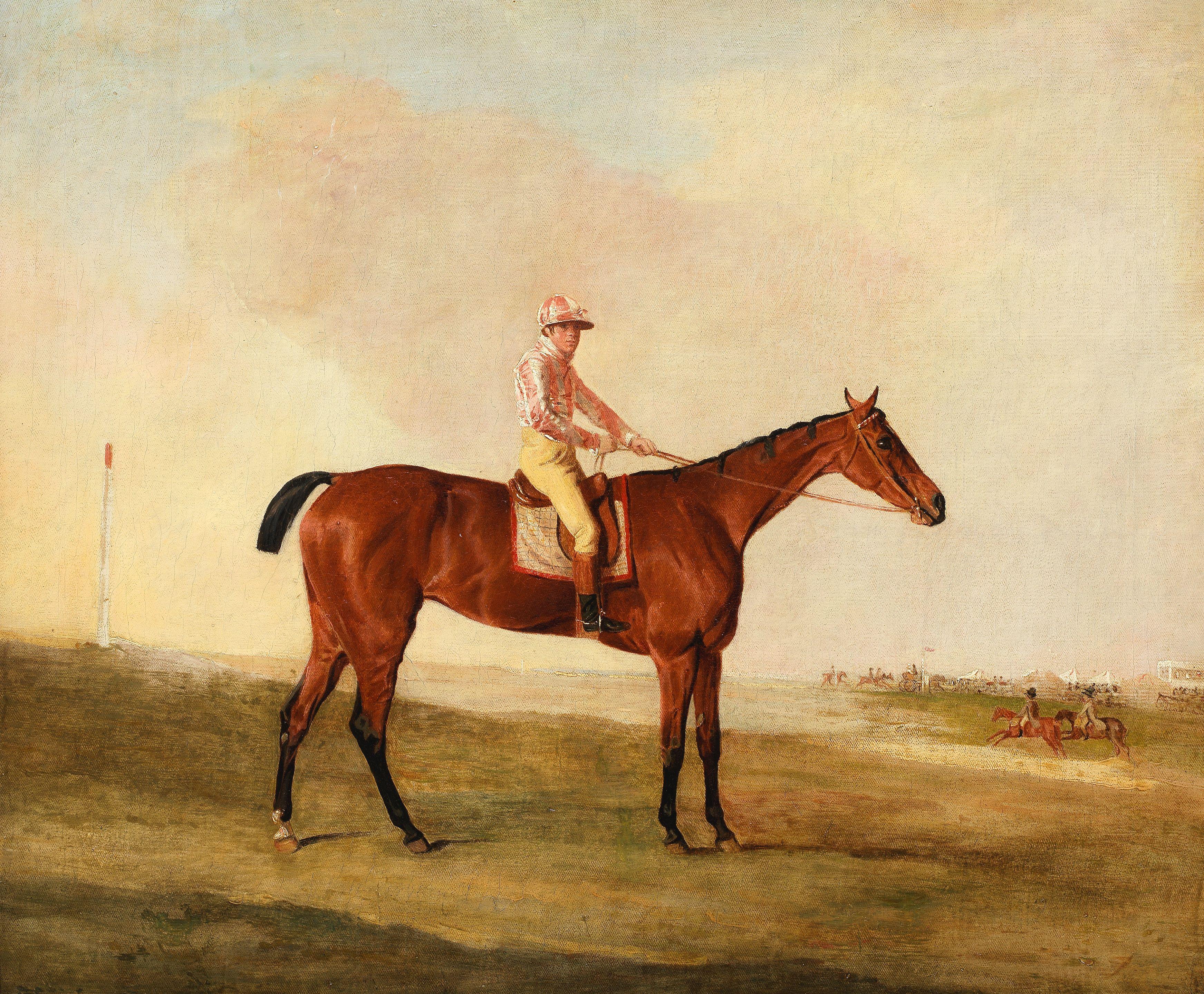 Benjamin Marshall - Sir Charles Bunbury\'s filly, Eleanor with jockey up
