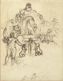 Benjamin Robert Haydon - Study for The Judgement of Solomon