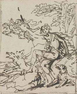 Benjamin West, P.R.A. - Adonis setting off for the Chase