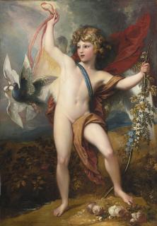 Benjamin West, P.R.A. - Cupid Releasing Two Doves