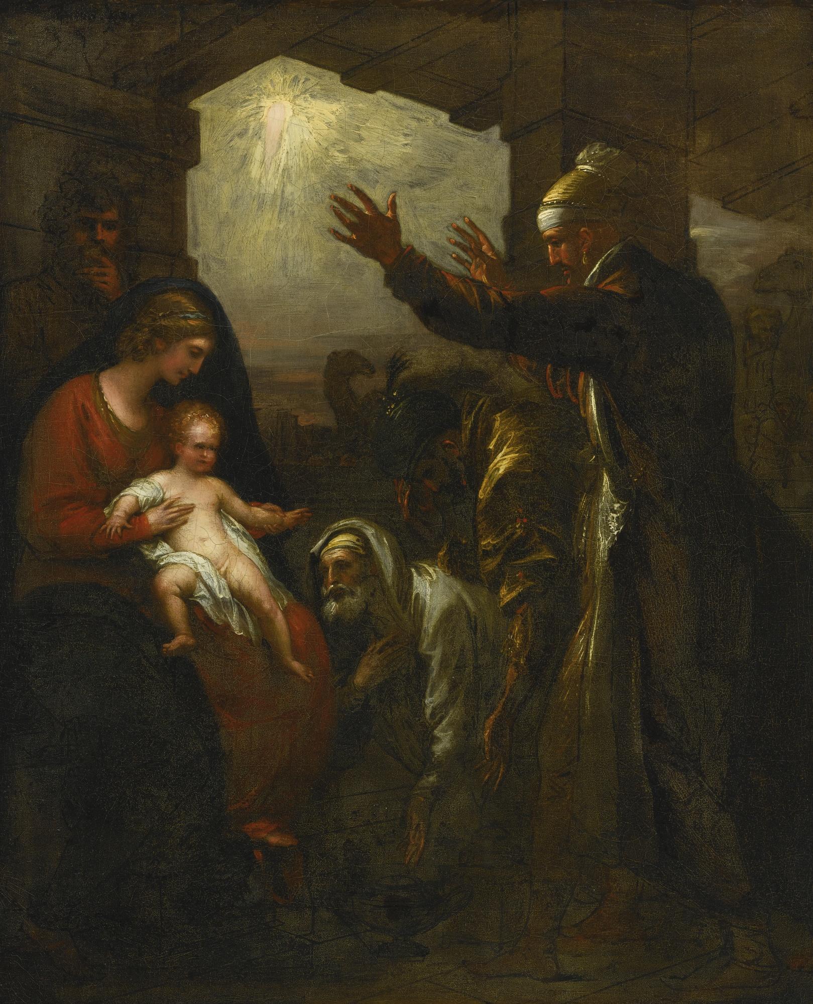 Benjamin West, P.R.A. - The Wise Men\'S Offering
