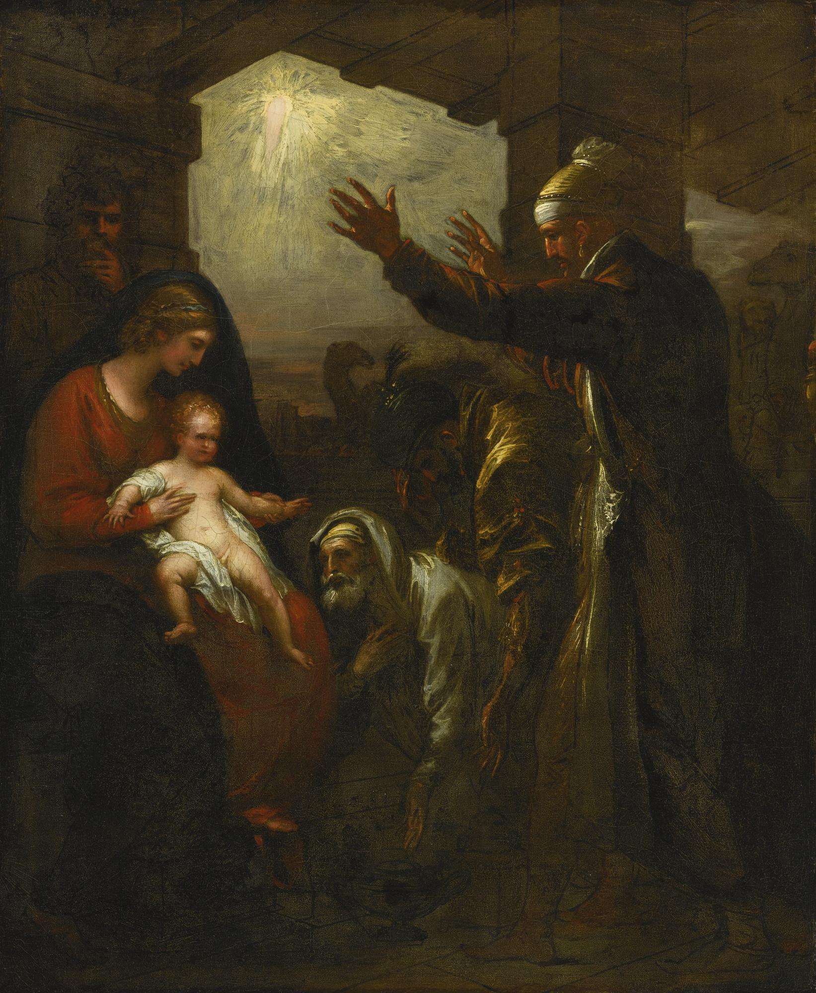 Benjamin West, P.R.A. - The Wise Men\'S Offering