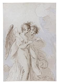 Benjamin West, P.R.A. - Two Angels Singing