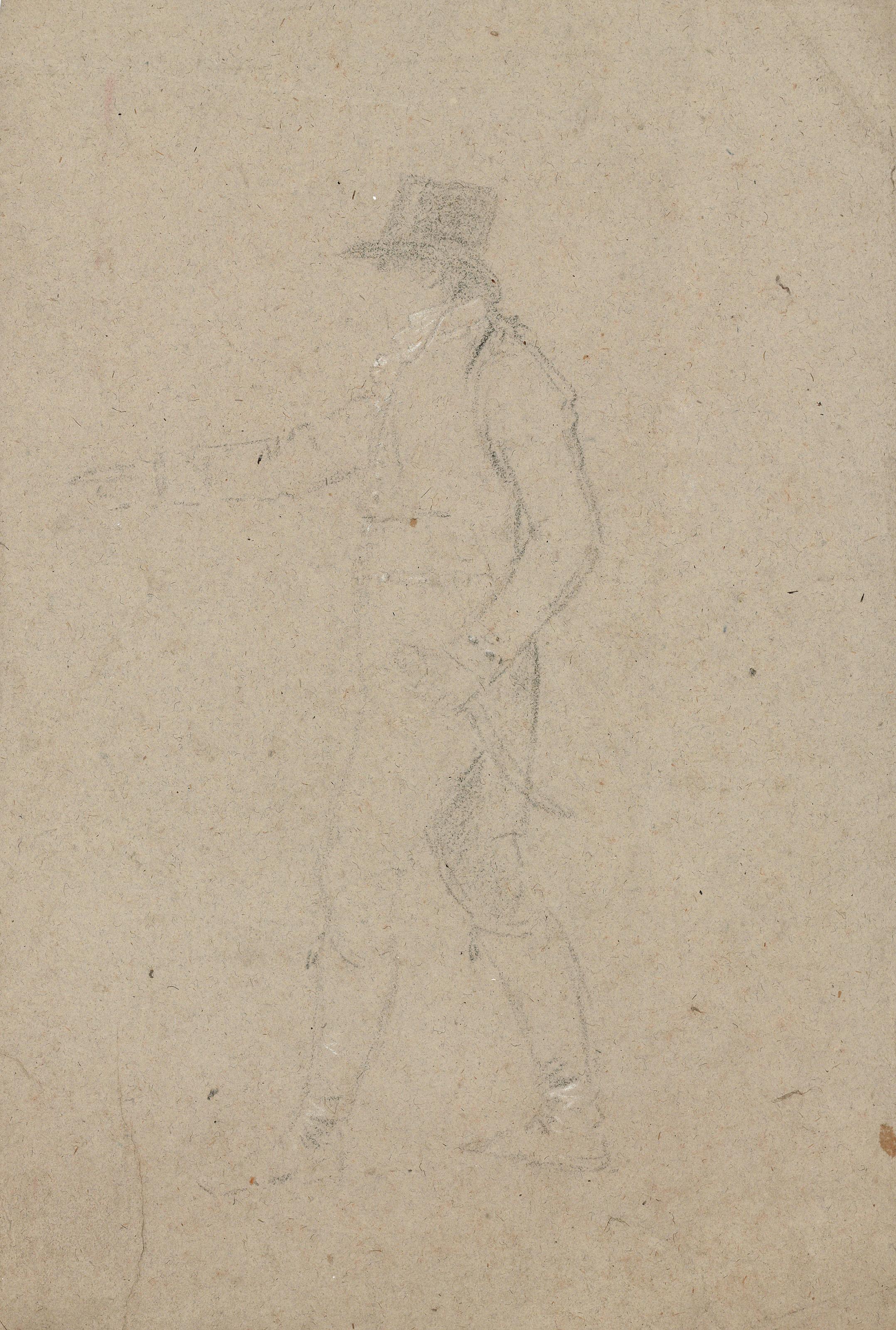 Benjamin West, P.R.A. - Two studies for \'The Death of Nelson\'