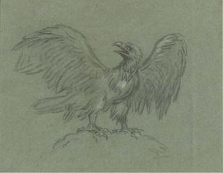 Benjamin West - Eagle With Wings Spread