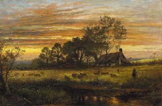 Benjamin William Leader, R.A. - Evening