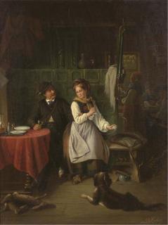 Benjamin William Leader - After the hunt