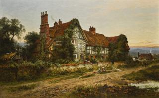 Benjamin Williams Leader, R.A. - A Relic Of The Past