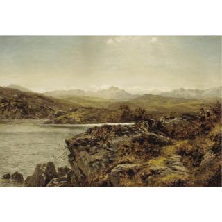 Benjamin Williams Leader, R.A. - Llyn Helsi, N. Wales