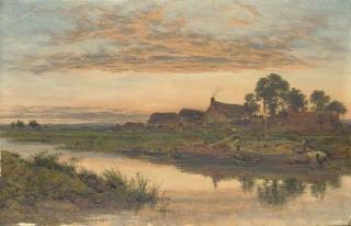 Benjamin Williams Leader, R.A. - On the Severn
