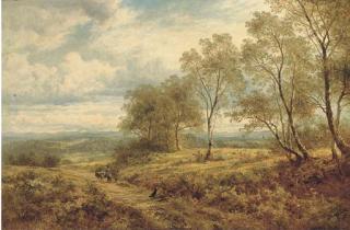 Benjamin Williams Leader, R.A. - On The Welsh Border