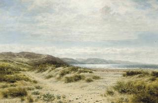 Benjamin Williams Leader, R.A. - On The Welsh Coast Near Towyn