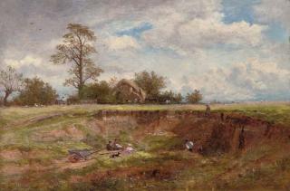 Benjamin Williams Leader, R.A. - The gravel pit