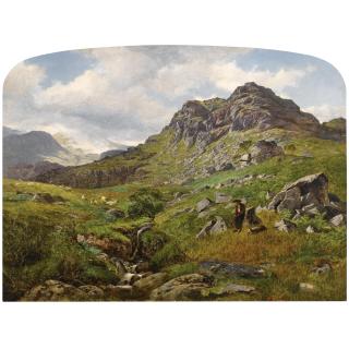 Benjamin Williams Leader, R.A. - The Mountain\'S Top