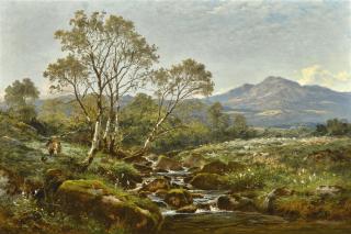 Benjamin Williams Leader, R.A. - The Stream From The Hills