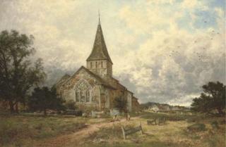 Benjamin Williams Leader, R.A. - The Village Church