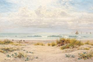 Benjamin Williams Leader, RA - Coastal scene