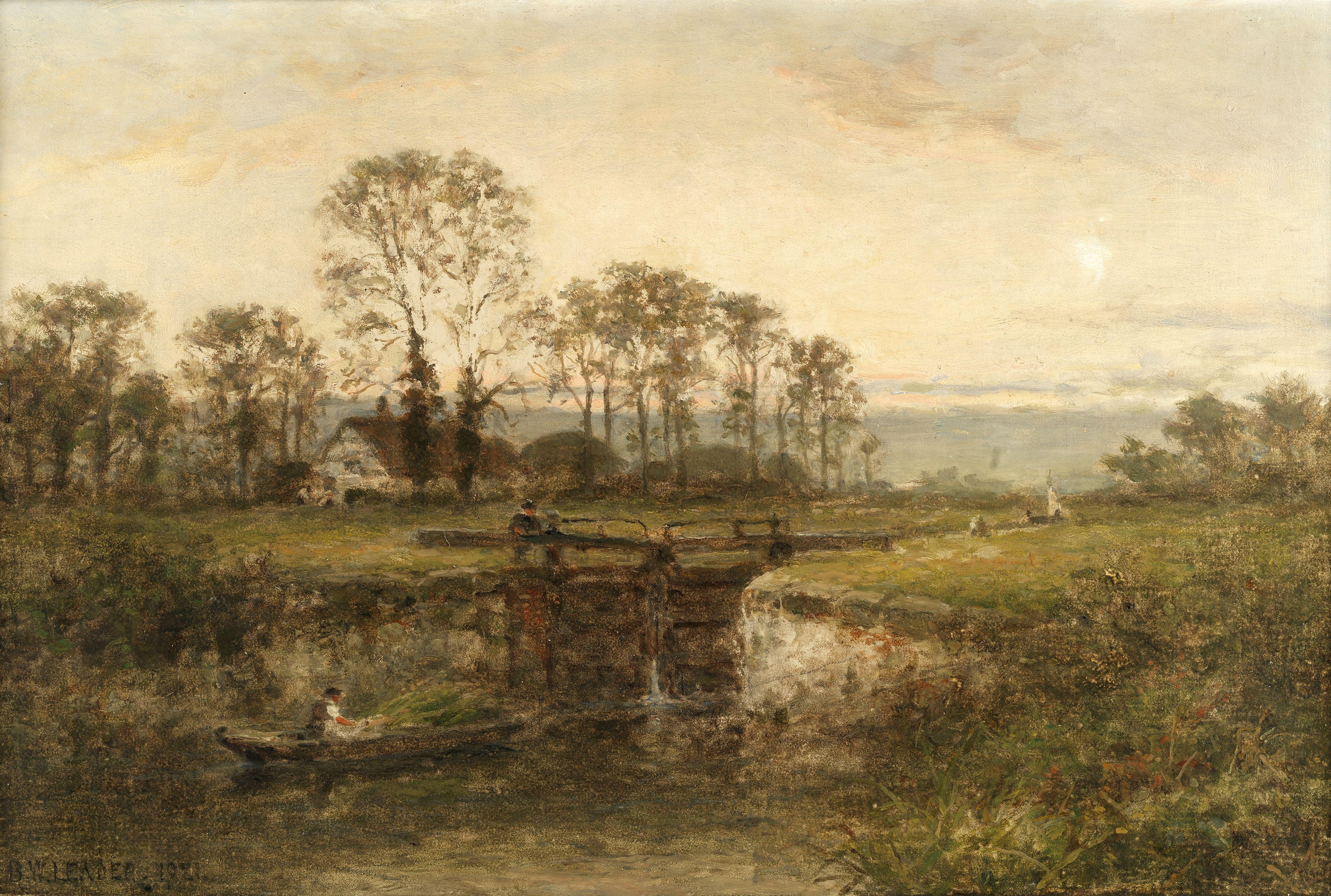 Benjamin Williams Leader, RA - The Lock Gate