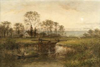 Benjamin Williams Leader, RA - The Lock Gate