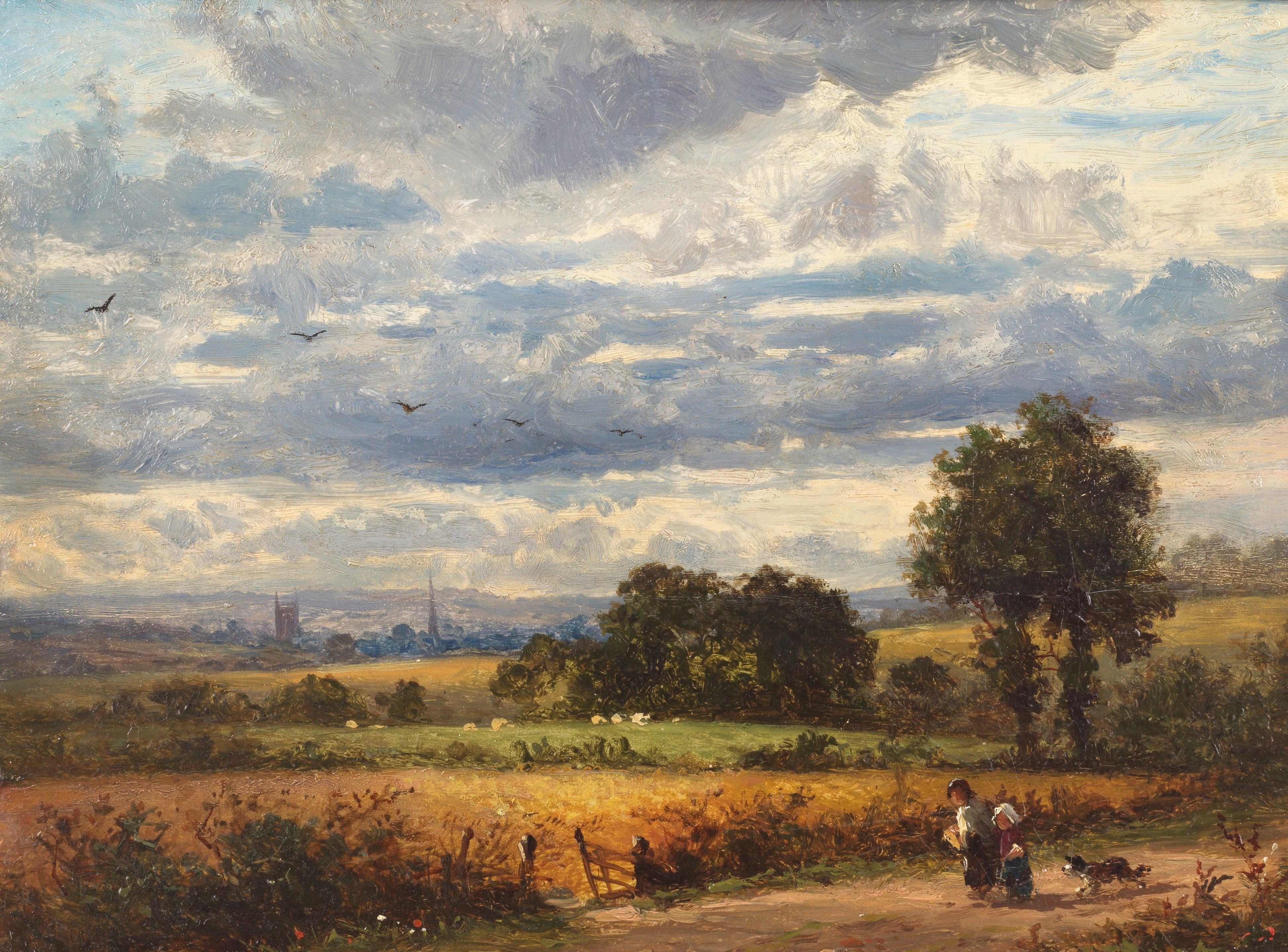 Benjamin Williams Leader, RA - Worcester from Whittington