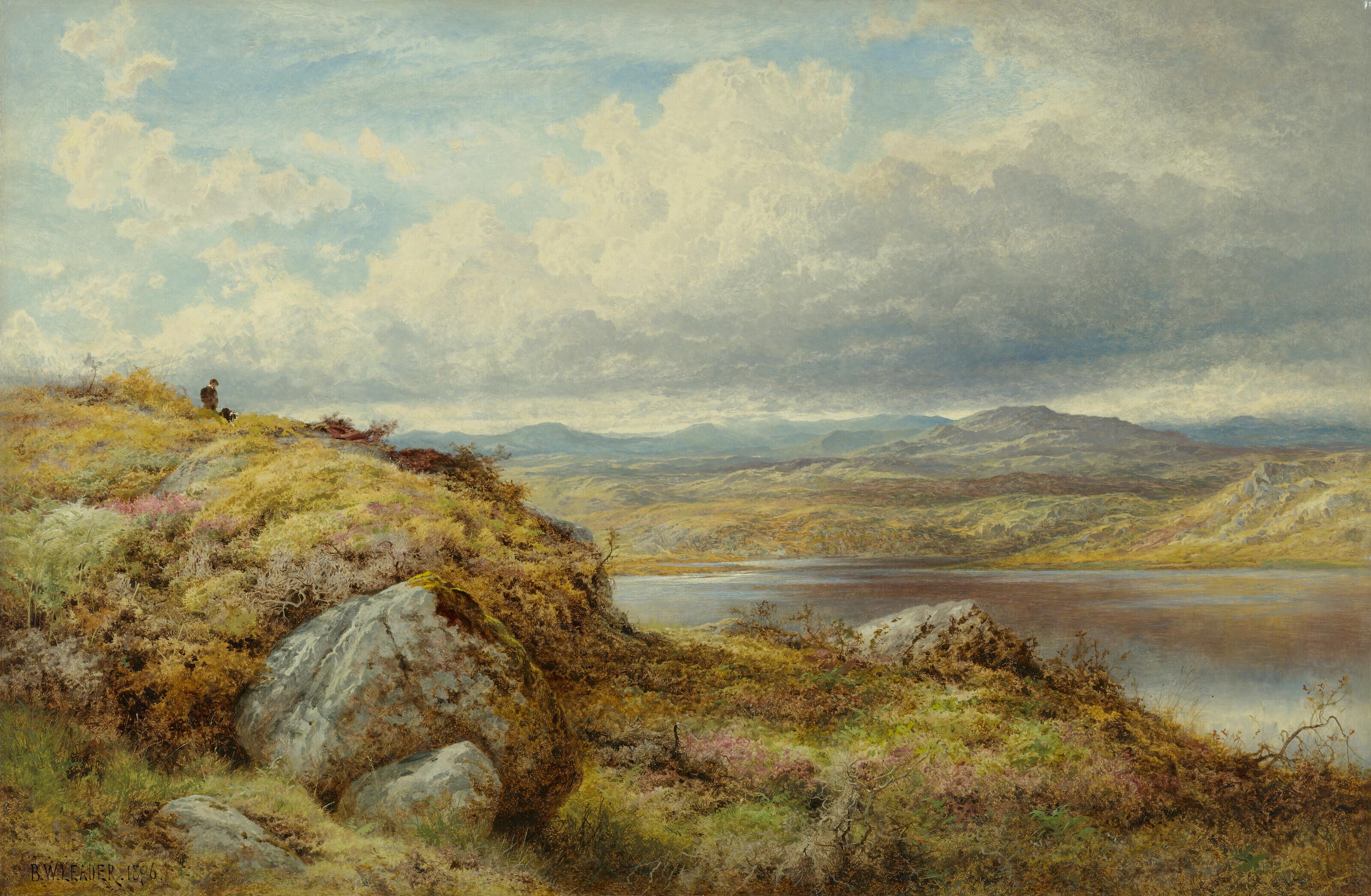Benjamin Williams Leader - Among the Welsh hills