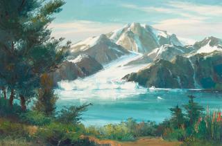 Bennett Bradbury - Northeast of Taku, Alaska, Taku Glacier