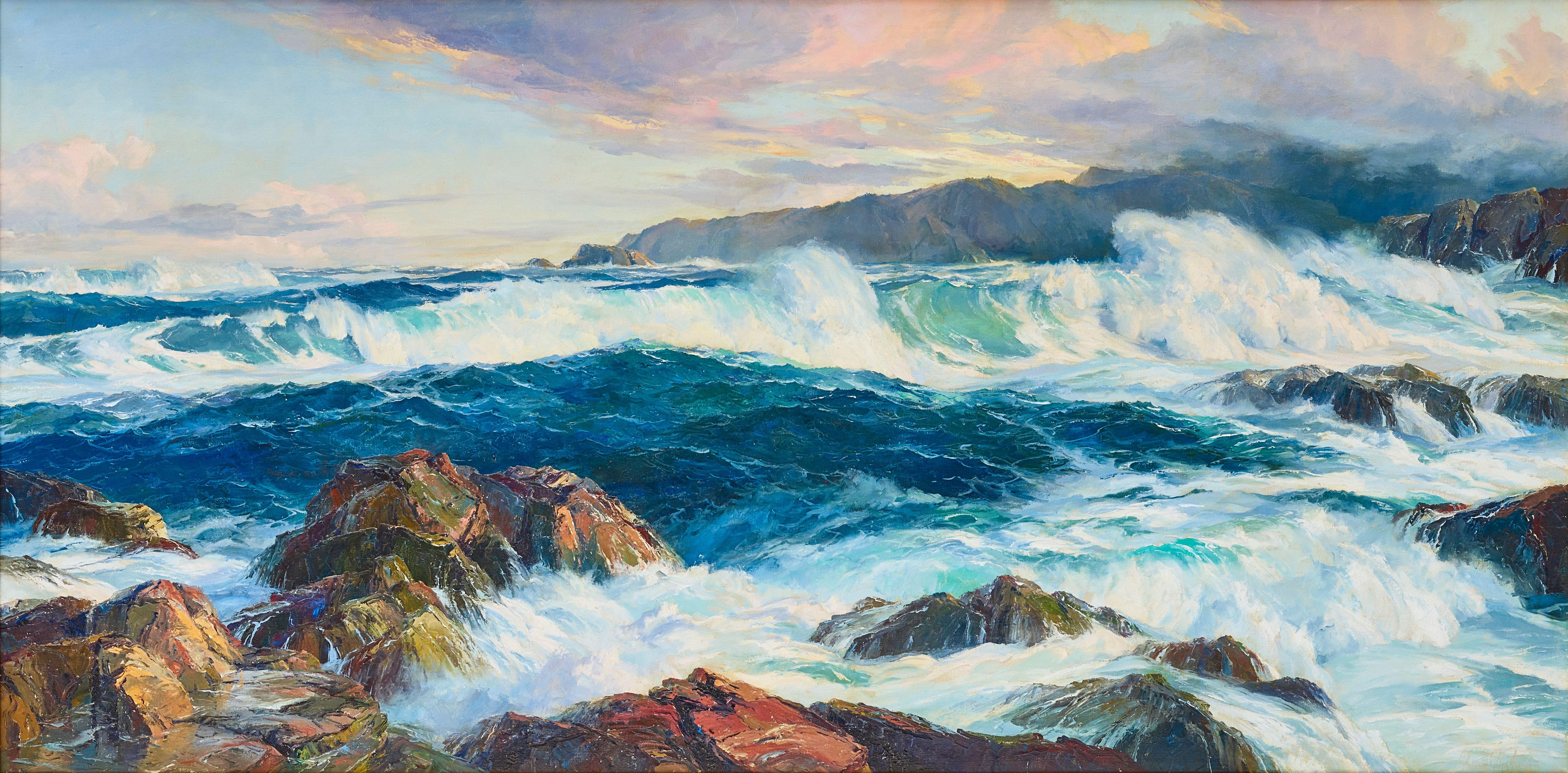 Bennett Bradbury - West By Southwest 40 x 80 in. framed 50 1/2 x 90 1/2 in.