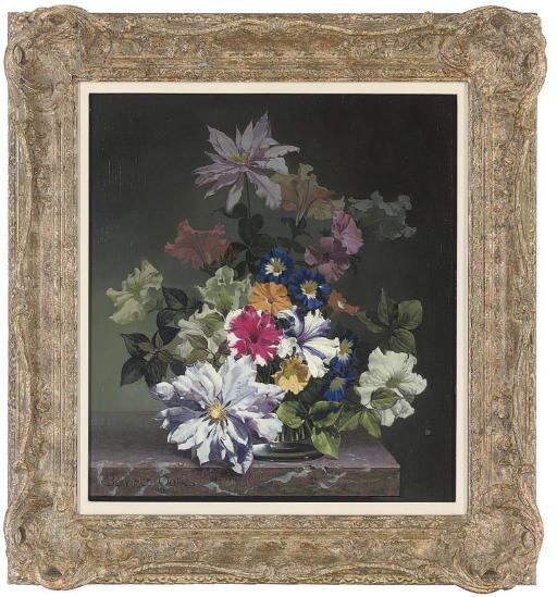 Bennett Oates - Clematis and morning glory