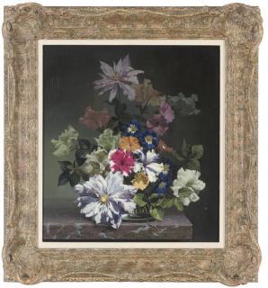 Bennett Oates - Clematis and morning glory