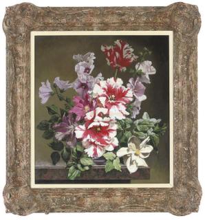 Bennett Oates - Parrott tulips with flowers