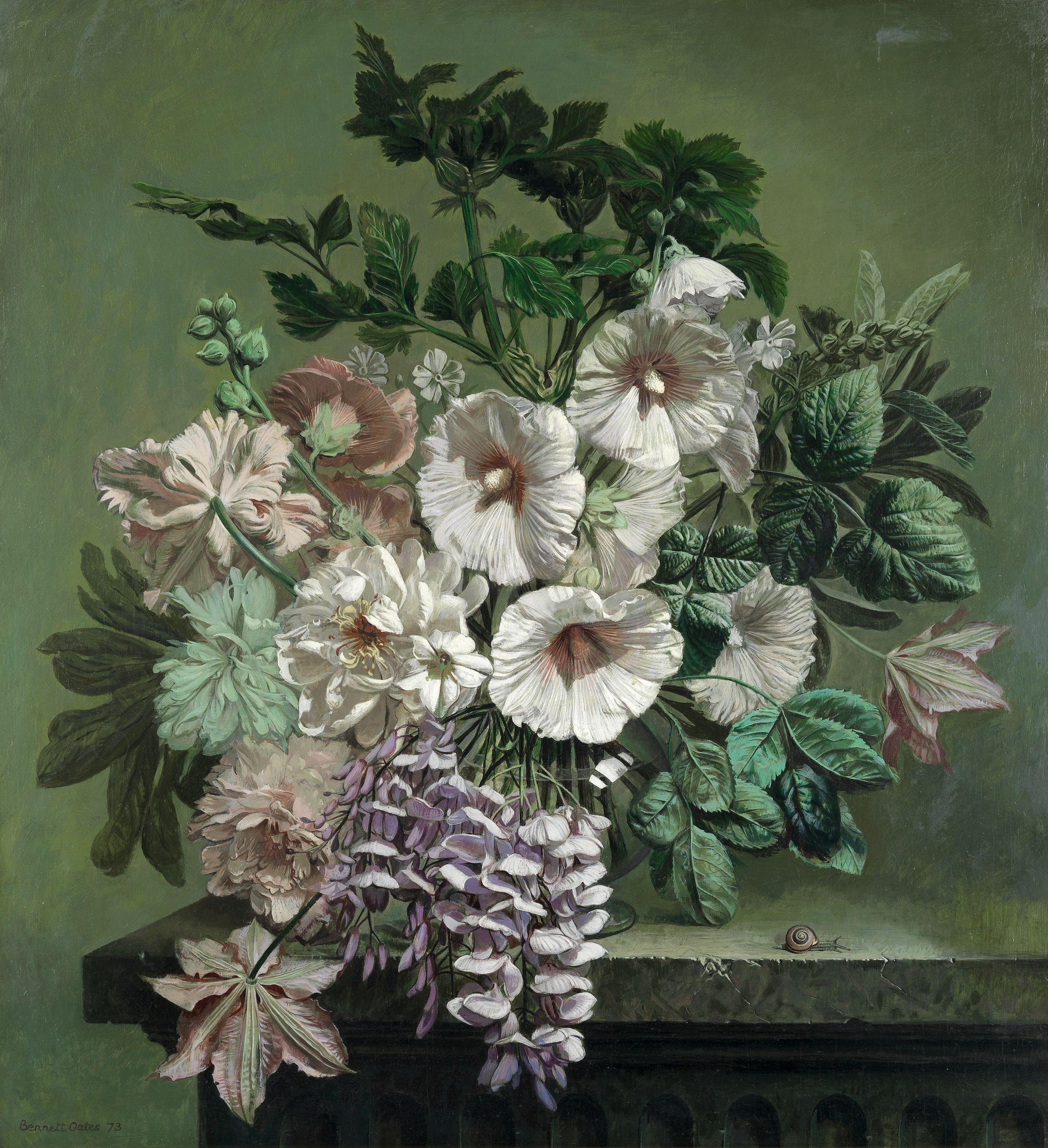 Bennett Oates - Still life of flowers