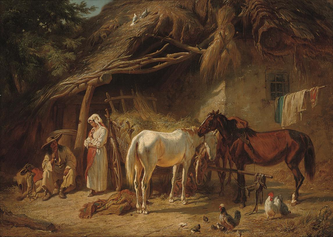 Benno Raffael Adam - Home from the fields