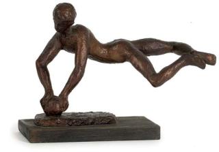 Benno Schotz - Diving save