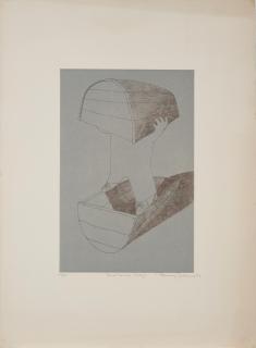 Benny Andrews - Boat (Circle Study)